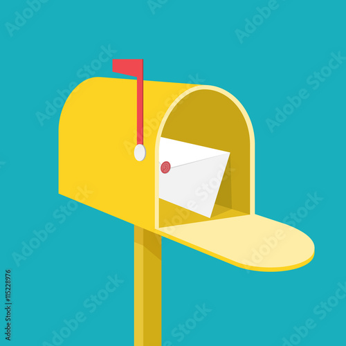 Canvastavla Mail box