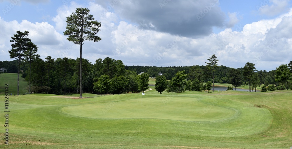 Golf course landscape Golf course landscape