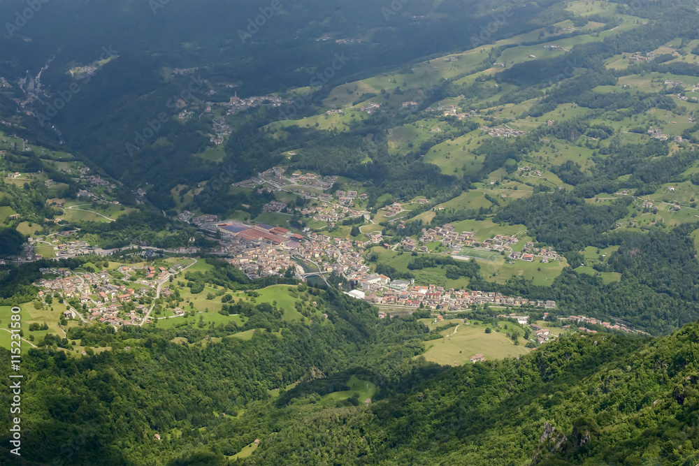 San Giovanni Bianco village, Italy