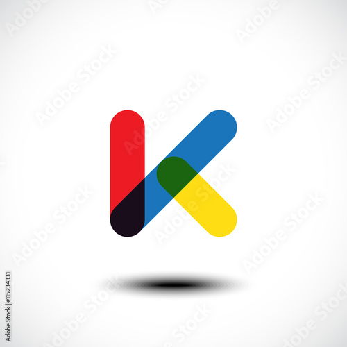 Letter K logo icon design t...