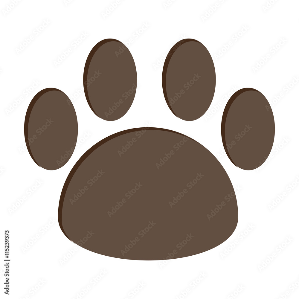 dog-foot-print-isolated-icon-design-stock-vector-adobe-stock