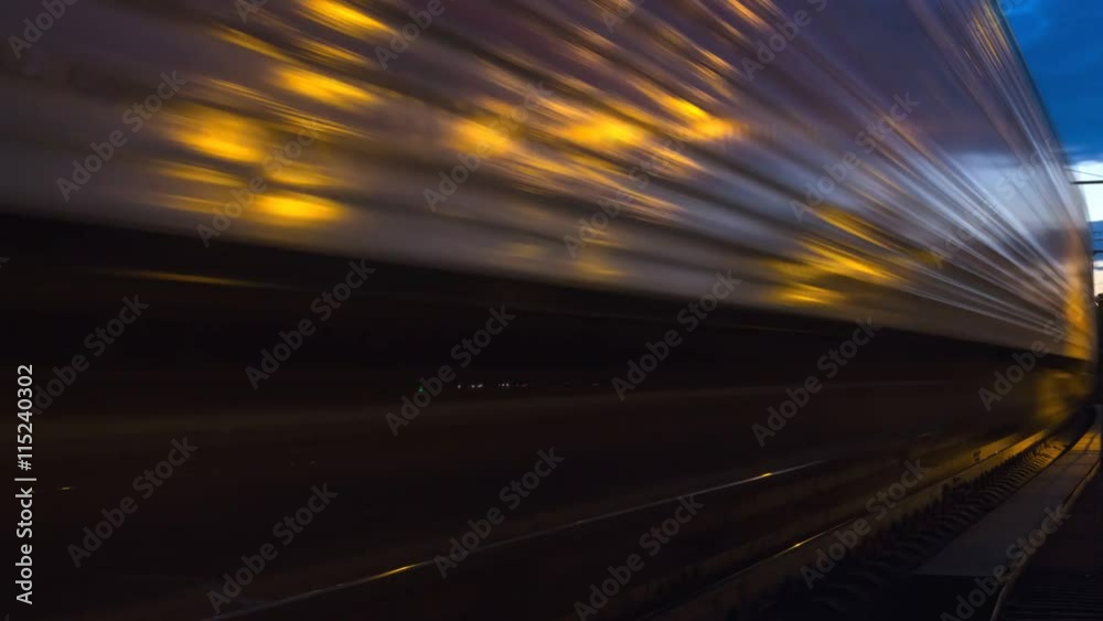  railroad train fast movement
