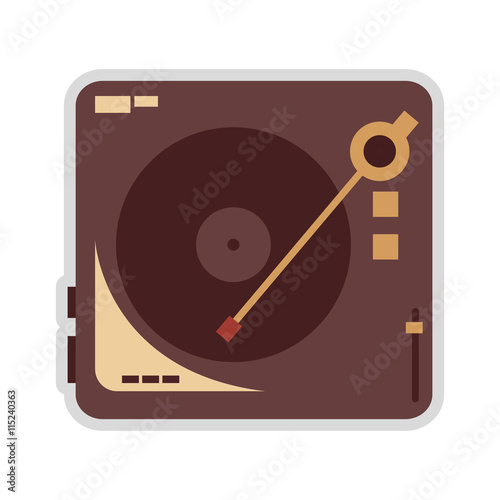 vinyl record player icon