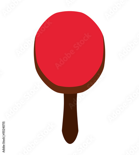 ping pong racket  isolated icon design