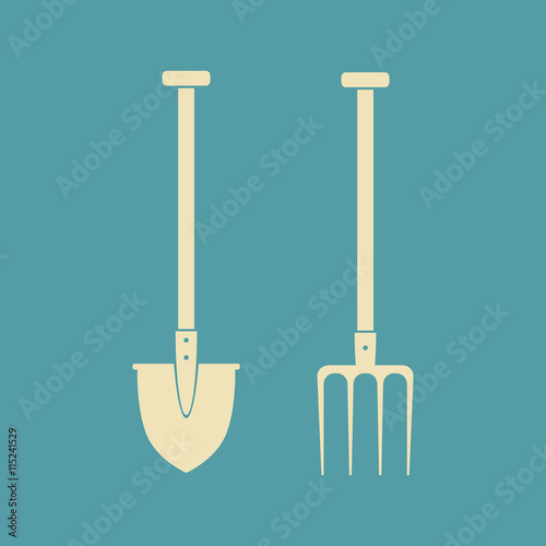 Spade and pitchfork