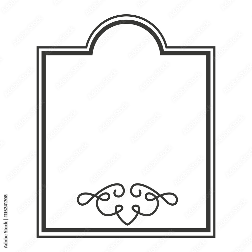 victorian frame isolated icon design victorian frame isolated icon design