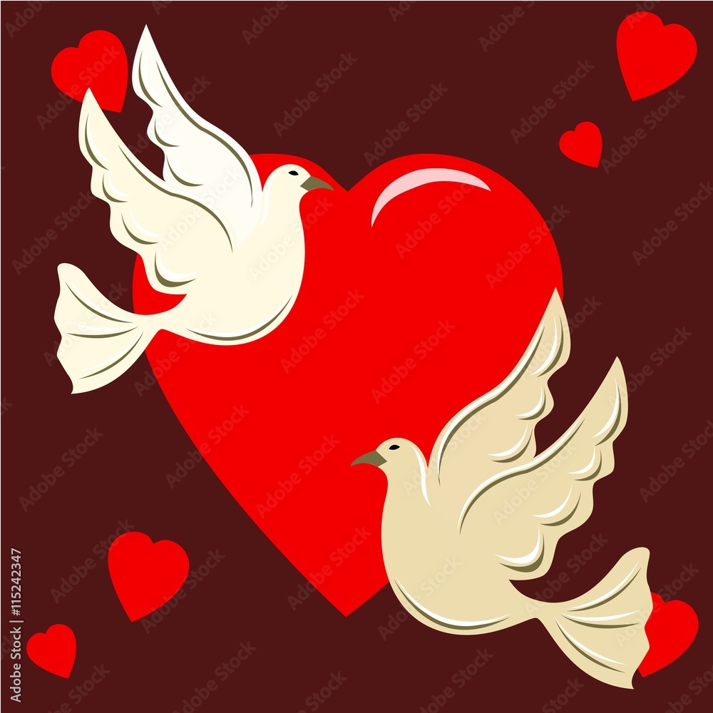 Birds in love Birds in love