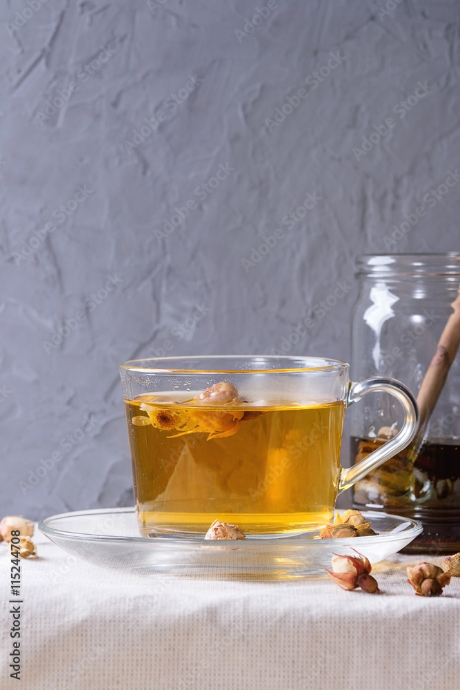 Herbal tea with honey Herbal tea with honey