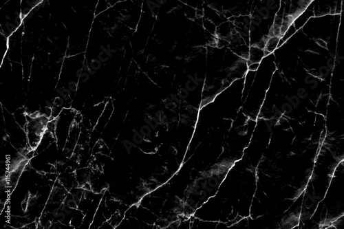 Black marble texture background, abstract texture for pattern design © prachaubch