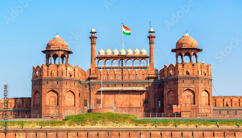 Fotografiet Lal Qila - Red Fort in Delhi, India