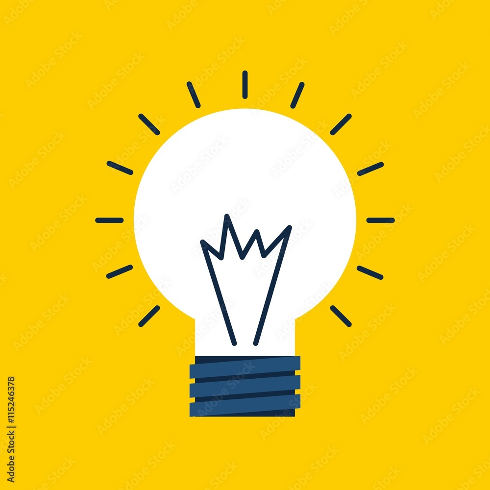 Light bulb design. Energy concept. Vector graphic Light bulb design. Energy concept. Vector graphic