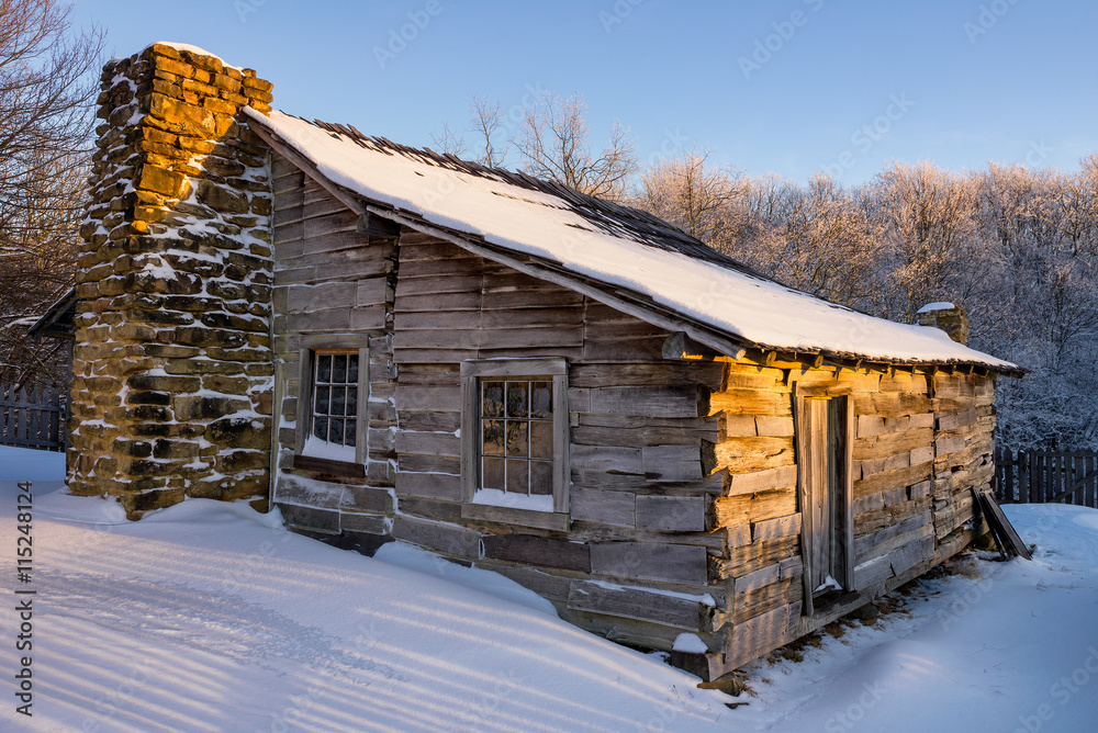 Cumberland Gap National Park, winter scenic