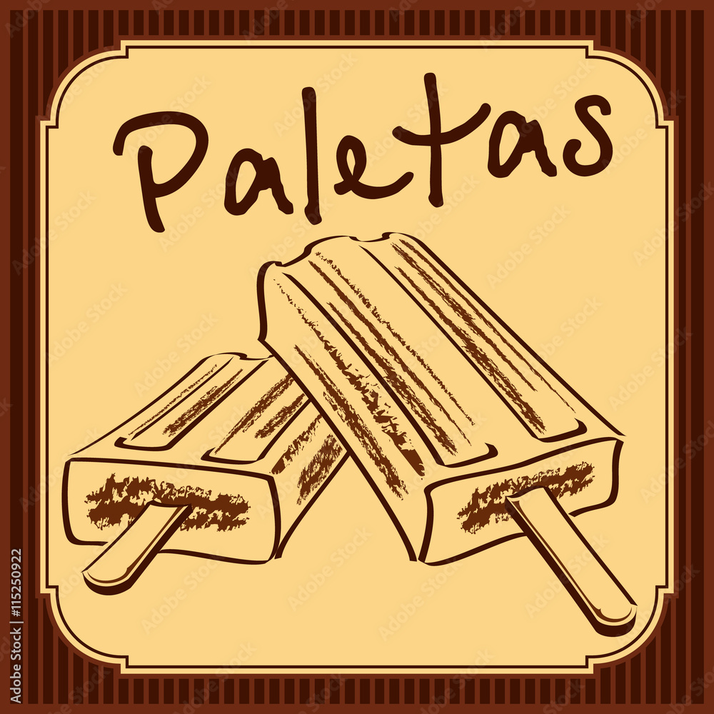 Fototapeta premium Paletas vector