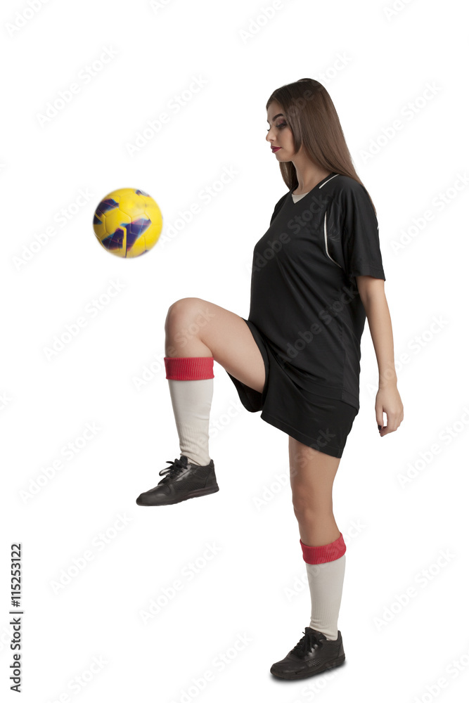 Woman soccer player