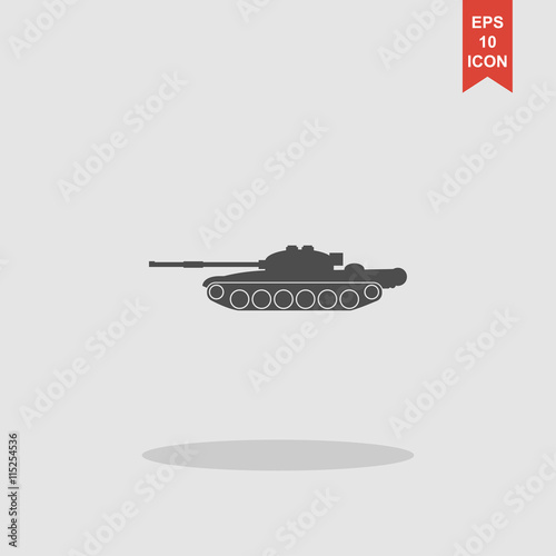 Tank icon. Vector concept illustration for design