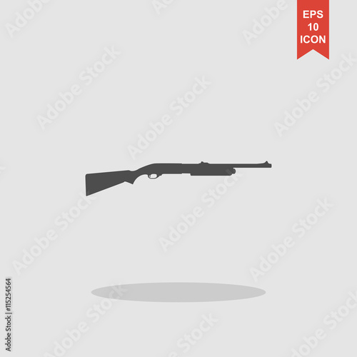Shotgun icon vector