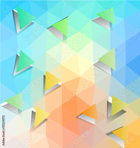Vector abstract polygonal background