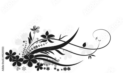 Ranken, Blumen, Blätter, Blüten