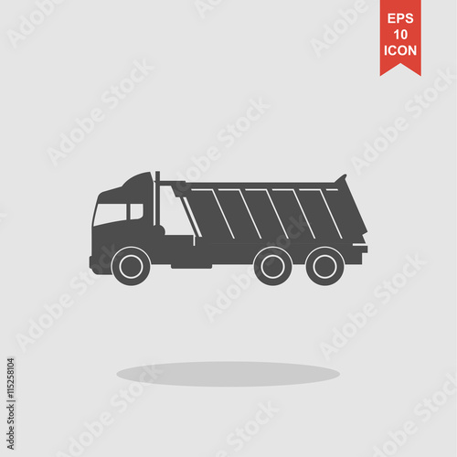 Truck icon. Vector concept illustration for design.