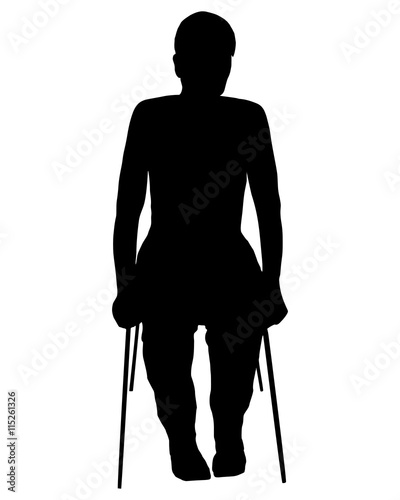 Silhouette einer Frau auf Stuhl