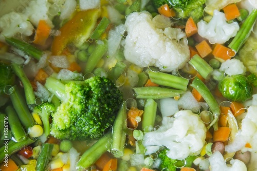Delicious vegetables stew