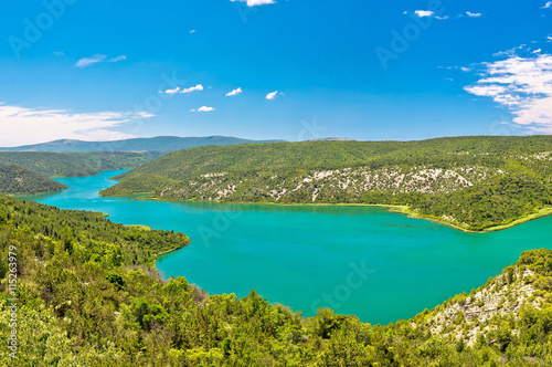 Visovac lake in Krka national park