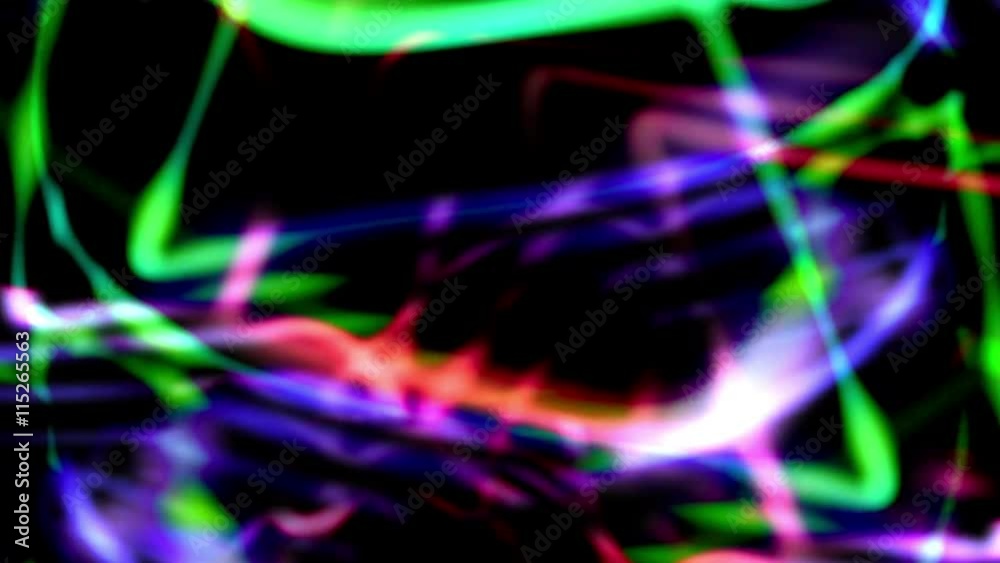 Flickering Color Dots On Black Background Flickering Color Dots On Black Background