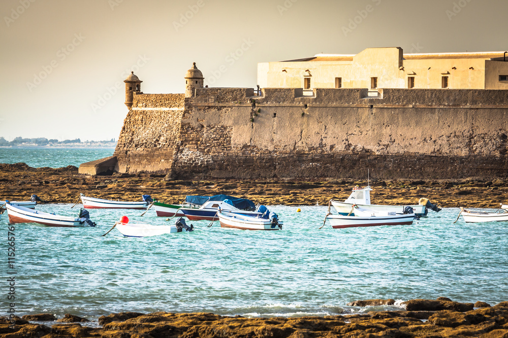 San Sebastian Castle, Cadiz, Spain