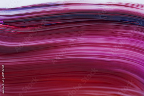 Close up of a purple brush stroke