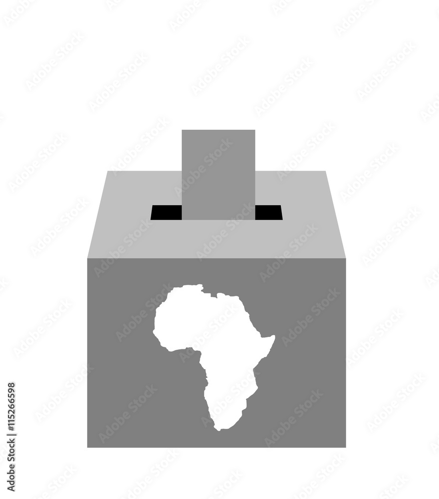 Urne de vote en Afrique Urne de vote en Afrique