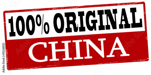 One hundred percent original China