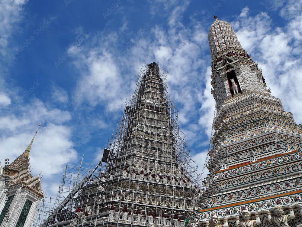Wat Arun  in Bangkok of Thailand