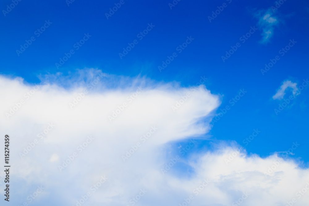 blue sky background with white clouds