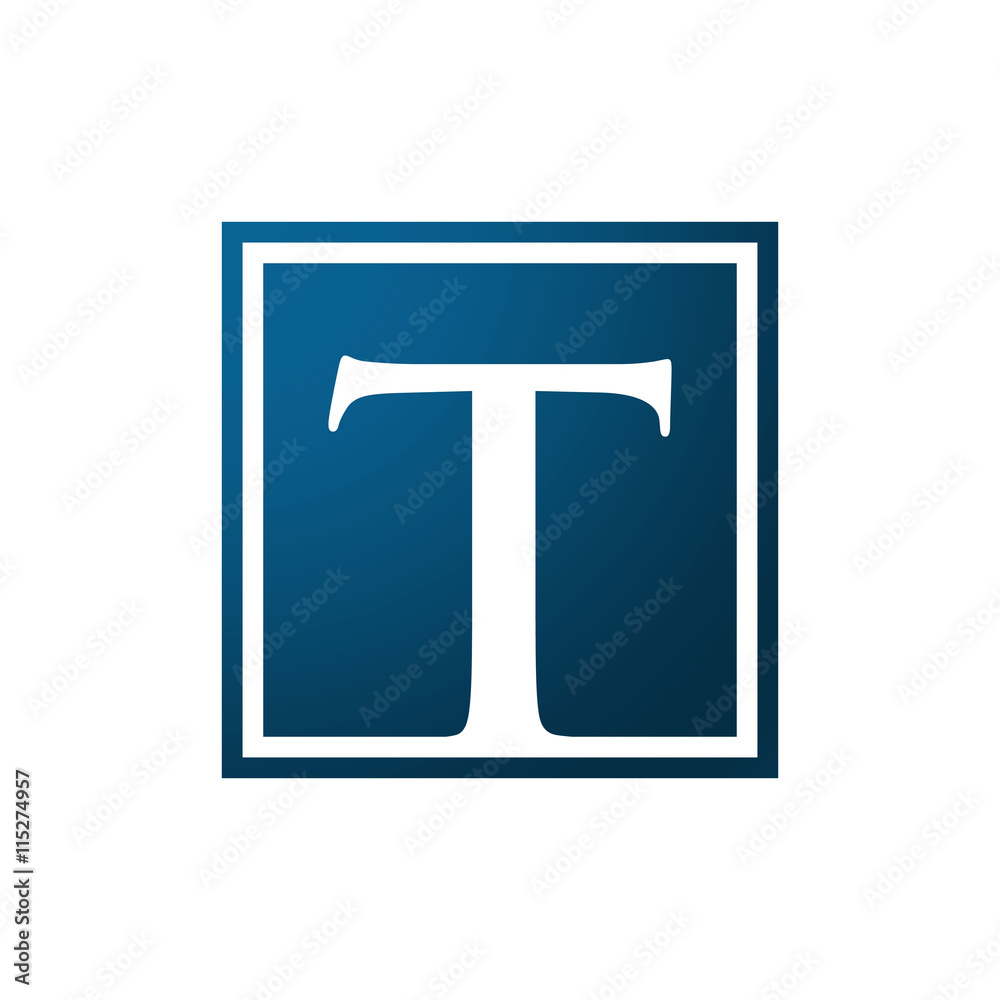 initial letter blue initial letter blue