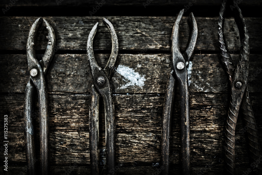 Old pliers Old pliers