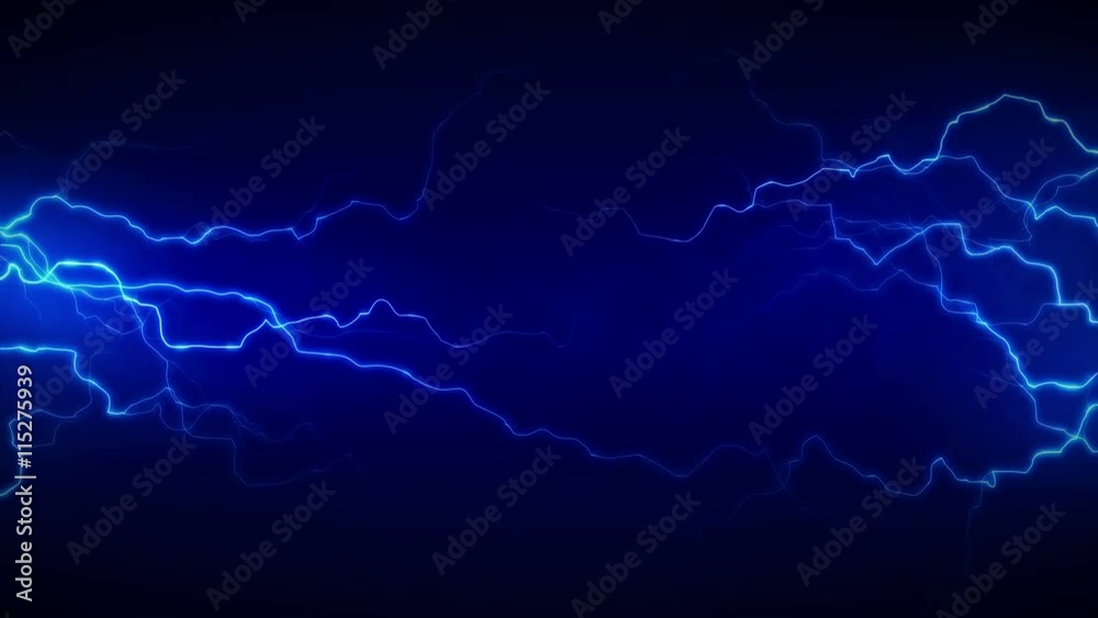 4K Electricity Front Blue - Electricity or plasma crackling. This is 1 clip in a set of 3. All clips are available in multiple color options and loop seamlessly.