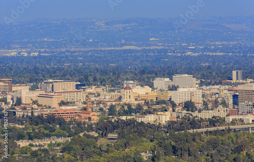 The beautiful Pasadena City hall and Pasadena downtown view © Kit Leong