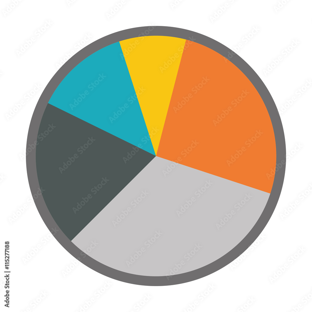 Infographic concept represented by multicolored circle icon. isolated and flat illustration Infographic concept represented by multicolored circle icon. isolated and flat illustration