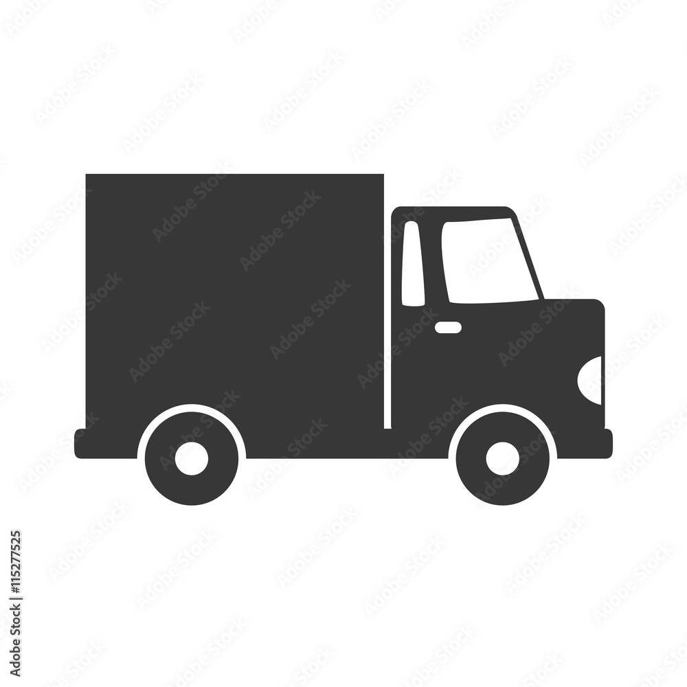 Delivery and Shipping concept represented by truck icon. isolated and flat illustration Delivery and Shipping concept represented by truck icon. isolated and flat illustration