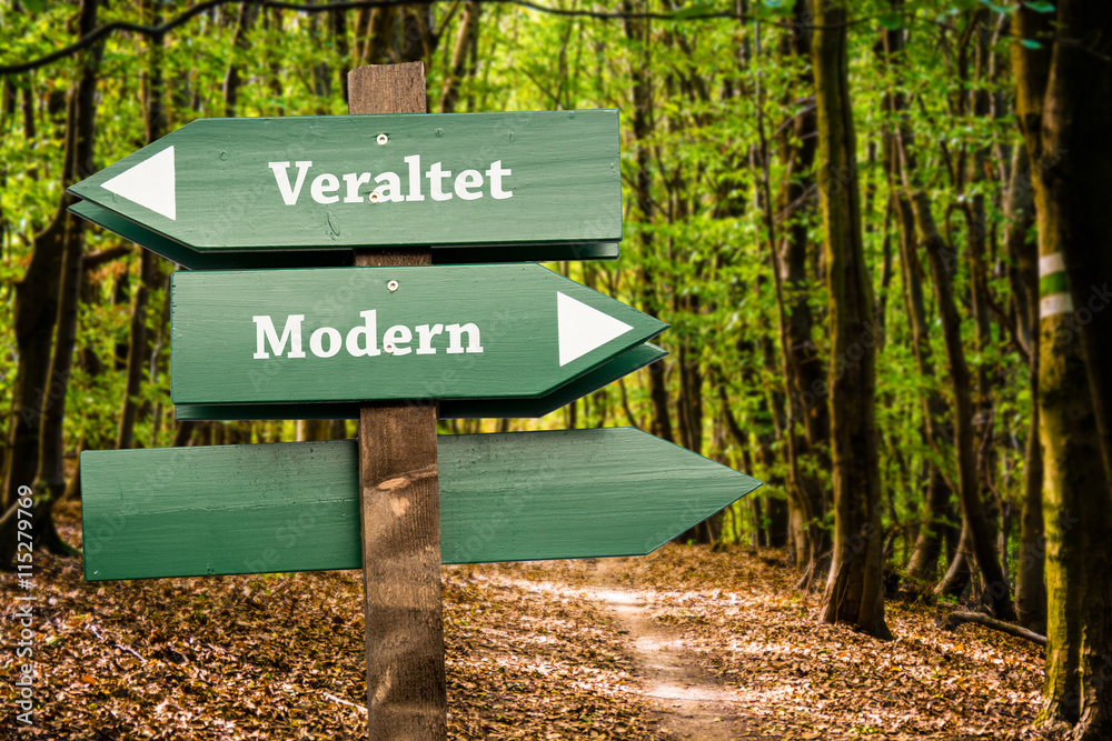 Schild 98 - Modern