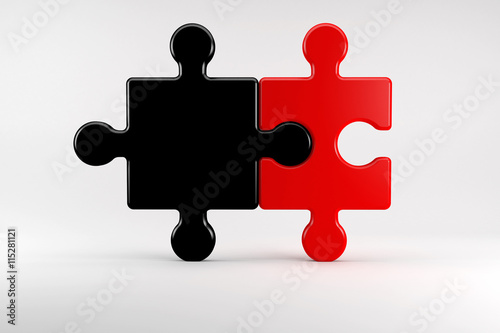 Obraz na plátně German coalition partners in the Color of their parties