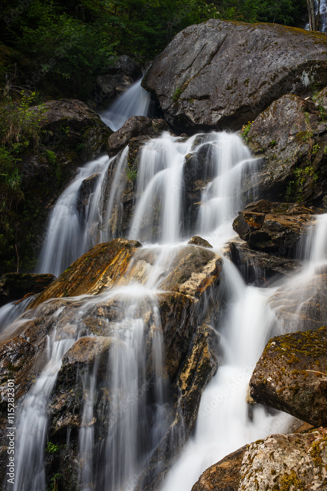 Waterfall on the Rocks