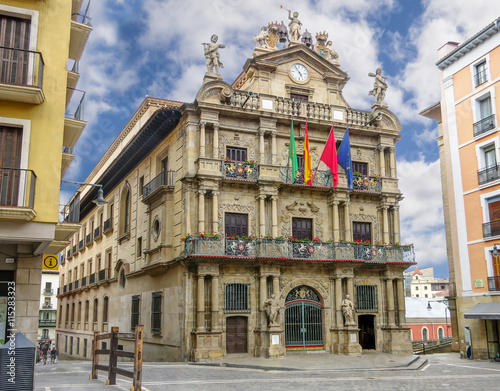 City hall of Pamplona. Navarra, Spain.