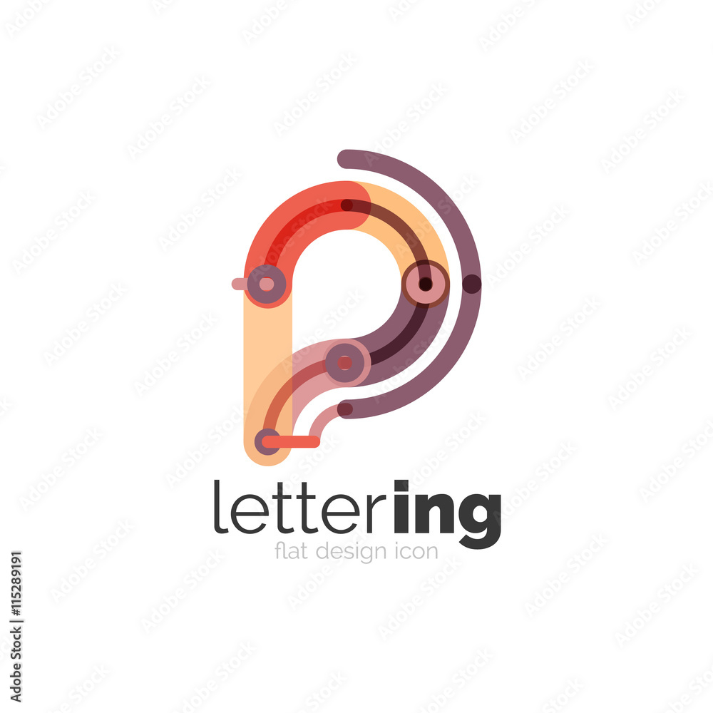Letter logo business icon Letter logo business icon
