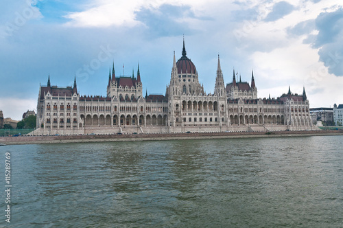 Hungarian Parliament Building in Budapest.