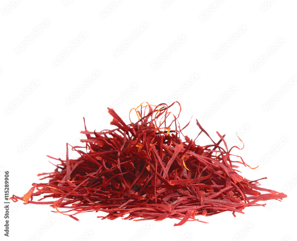 Naklejka premium Dried saffron spice