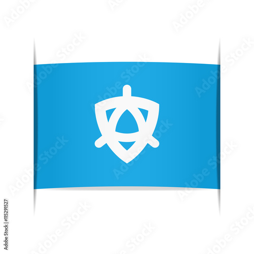 Flag of Omishima (Ehime Prefecture, Japan).