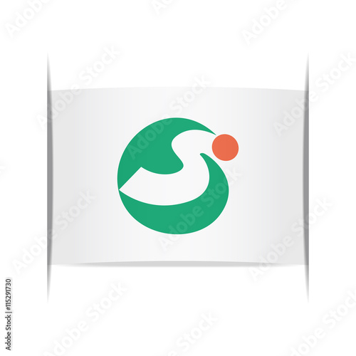 Flag of Sakai (Fukui Prefecture, Japan). photo