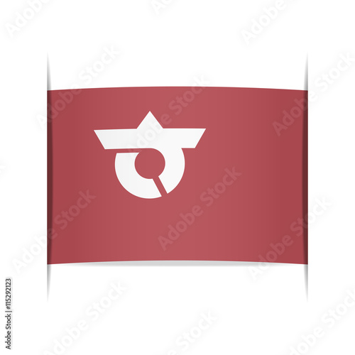 Flag of Shirasawa (Fukushima Prefecture, Japan).