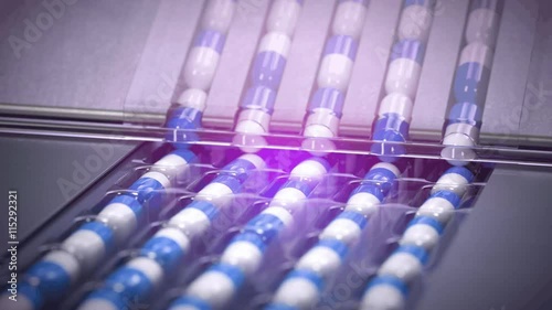 pills machinery fast motion 4k